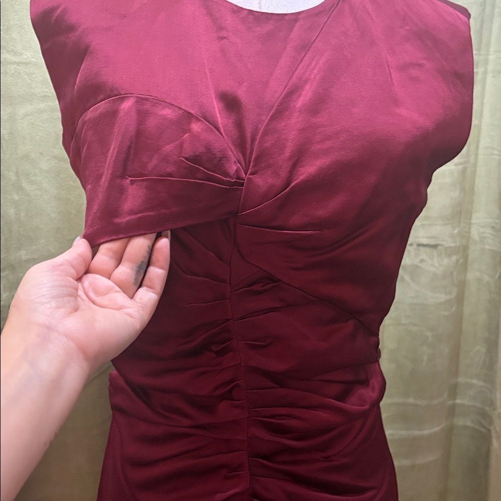 Isabel Marant  Burgundy Dress, US4 - Picture 7 of 14